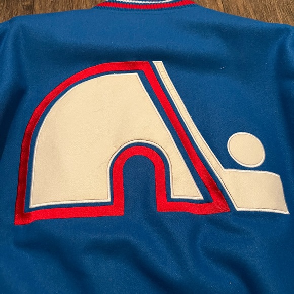 Sold!!! Reversible Quebec Nordiques Varsity Jacket 🏒 🔥 - Picture 4 of 10
